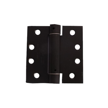 Pamex 4in x 4in Square Corner UL Listed Spring Hinge Oil Rubbed Bronze Finish H44S00OB
